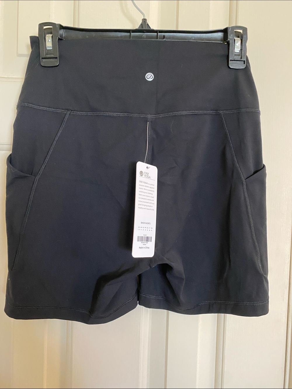 CRZ Yoga Biker Shorts. Large (12) NWT